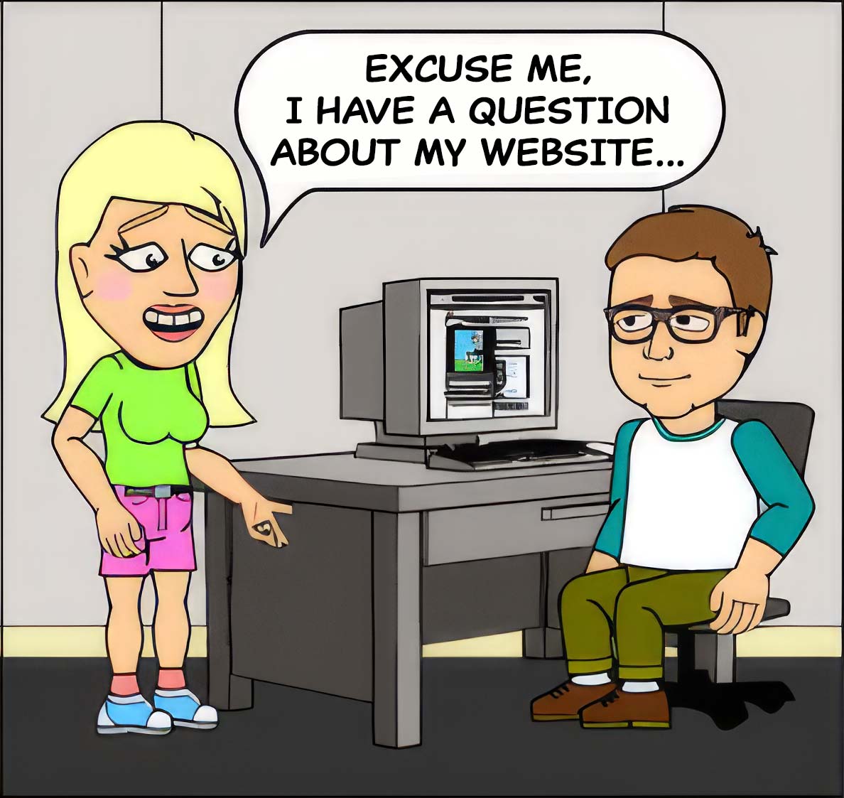 Support comic panel 1